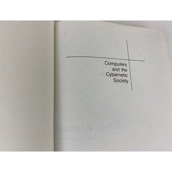Computers and the Cybernetic Society, 1977 textbook by Michael A. Arbib - Picture 4 of 9